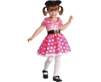 Pink Mouse role-play set (dress, headpiece), size 92/104 cm